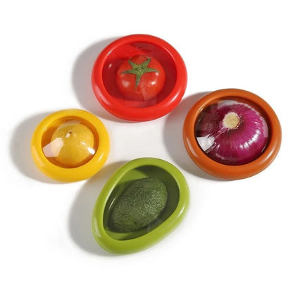 Rivia Silicone Stretch Covers Cut Produce Set Product Image 06