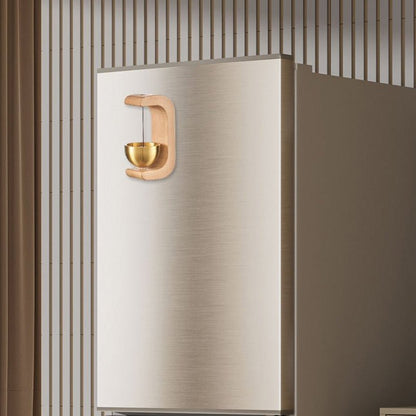 Rivo Wood Brass Magnetic Door Chime Product Image 08