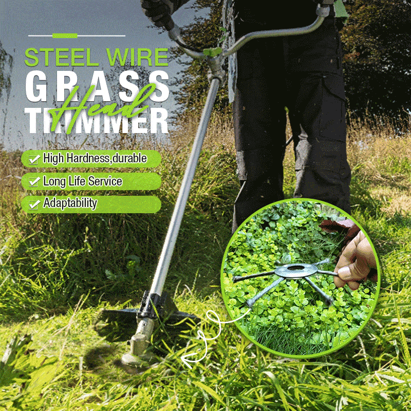 Rugged Steel Weed Trimmer Head Yard Cleanup Disc Product Image 01