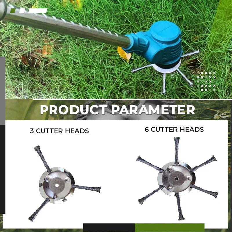 Rugged Steel Weed Trimmer Head Yard Cleanup Disc Product Image 10