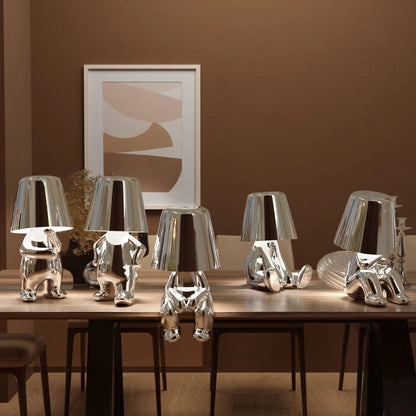 Rumi Sculptural Touch Dimmable Rechargeable Table Lamp Product Image 03