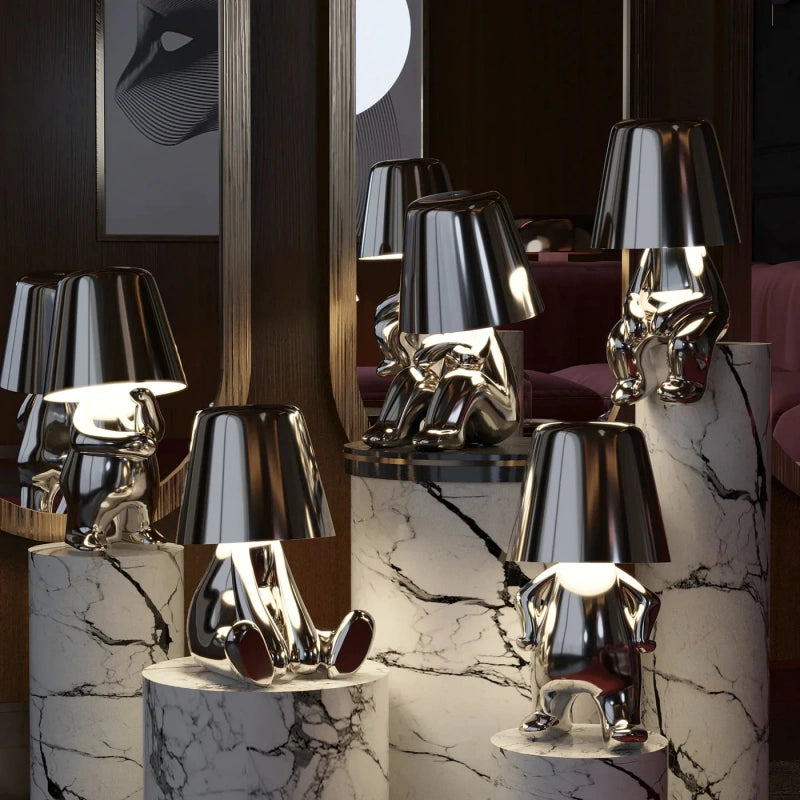 Rumi Sculptural Touch Dimmable Rechargeable Table Lamp Product Image 04