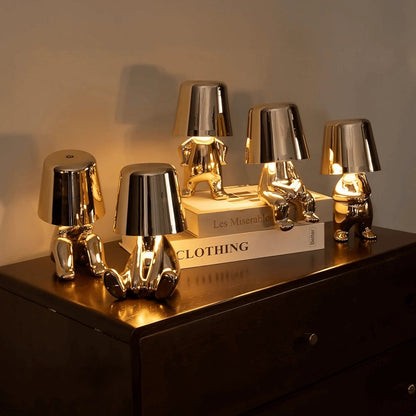 Rumi Sculptural Touch Dimmable Rechargeable Table Lamp Product Image 07