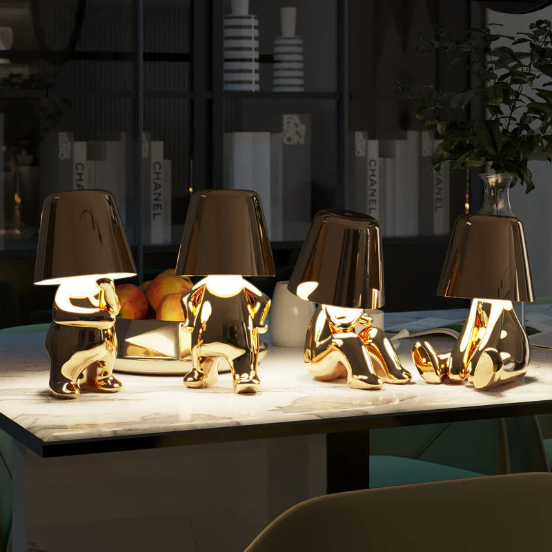 Rumi Sculptural Touch Dimmable Rechargeable Table Lamp Product Image 09
