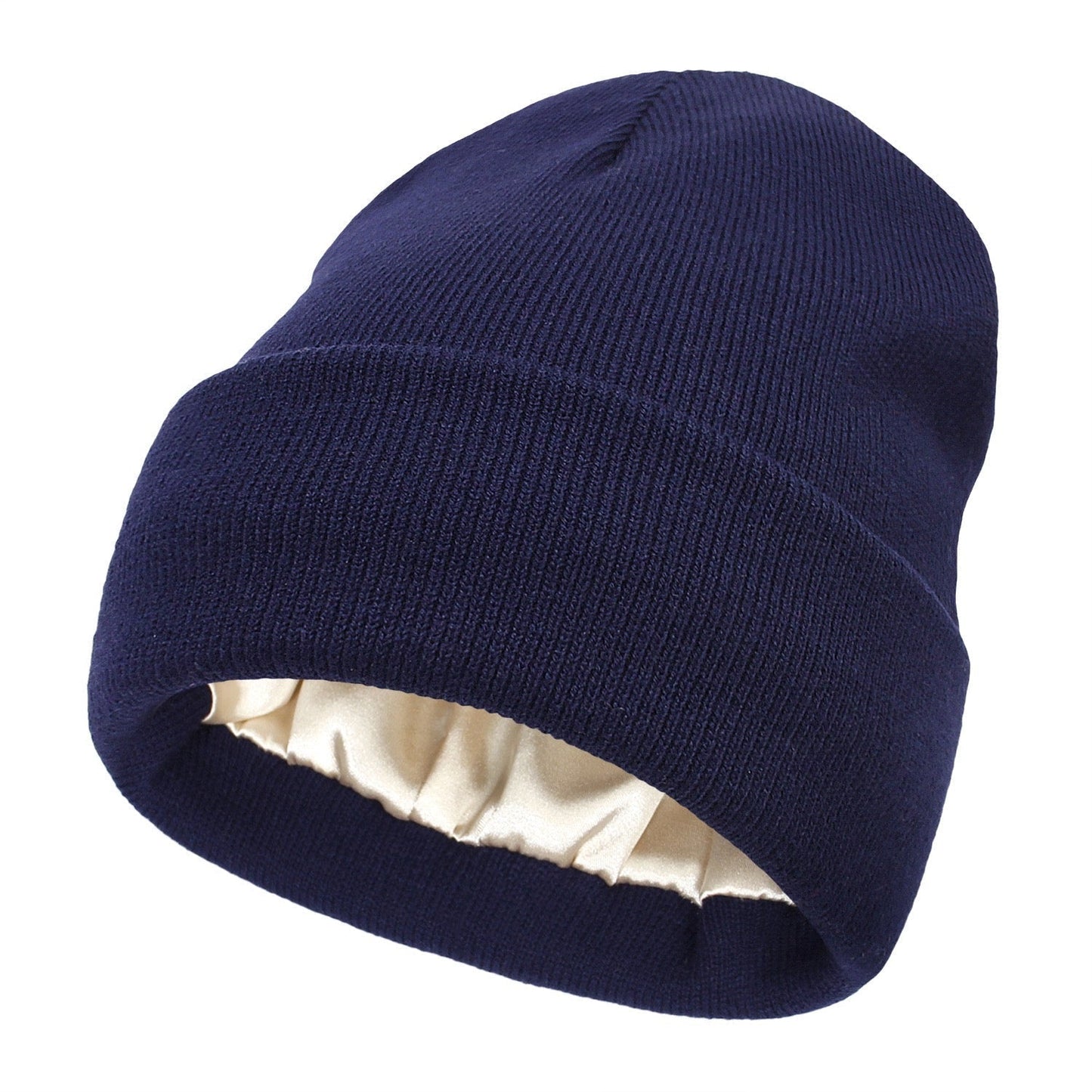 Satin Lined Knit Winter Beanie Product Image 04