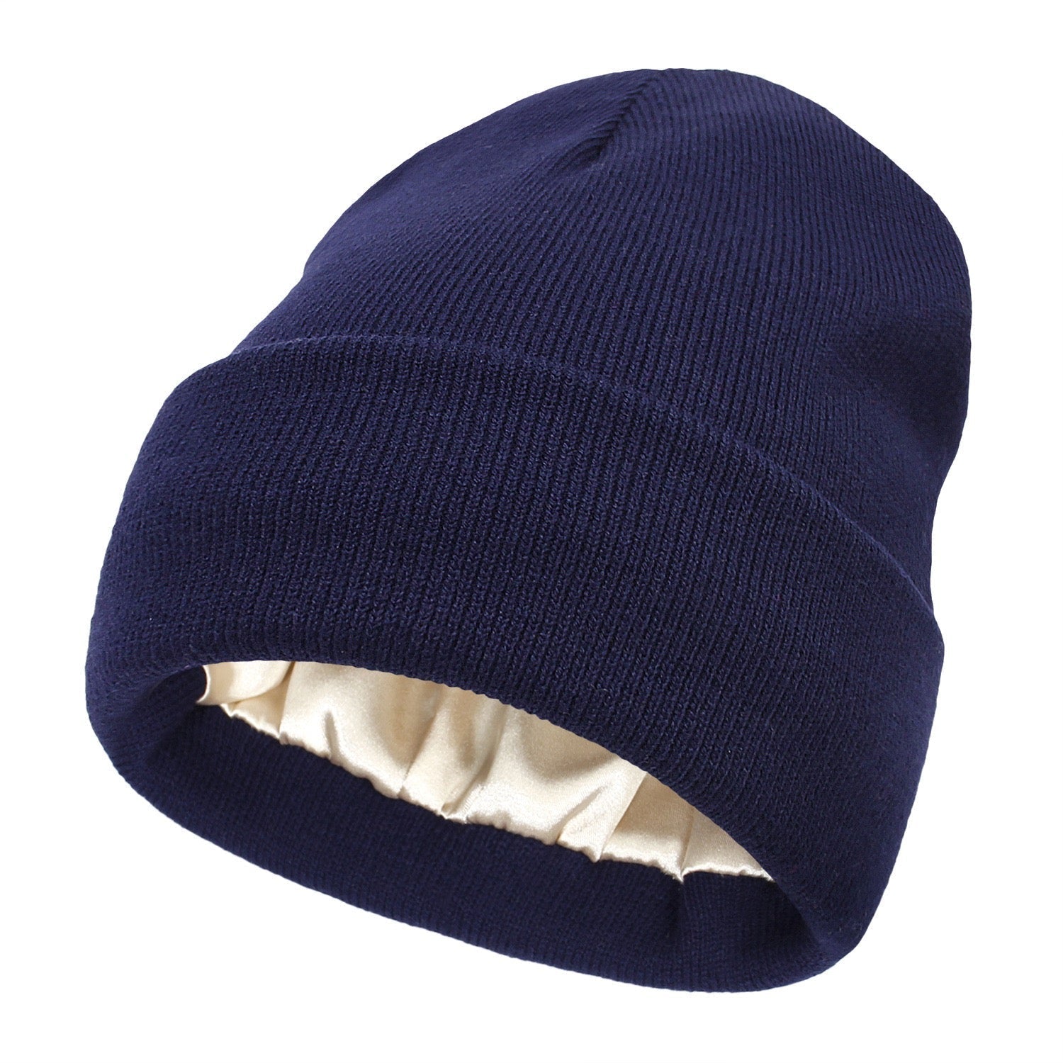 Satin Lined Knit Winter Beanie Product Image 04