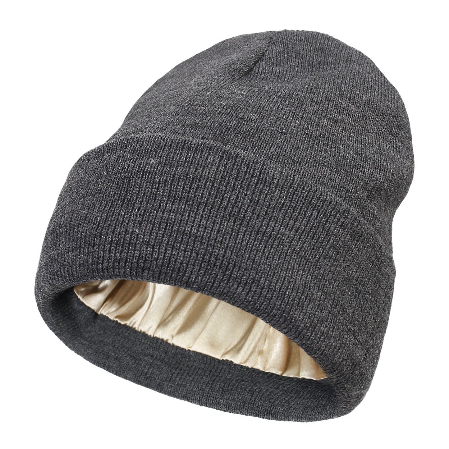 Satin Lined Knit Winter Beanie Product Image 05