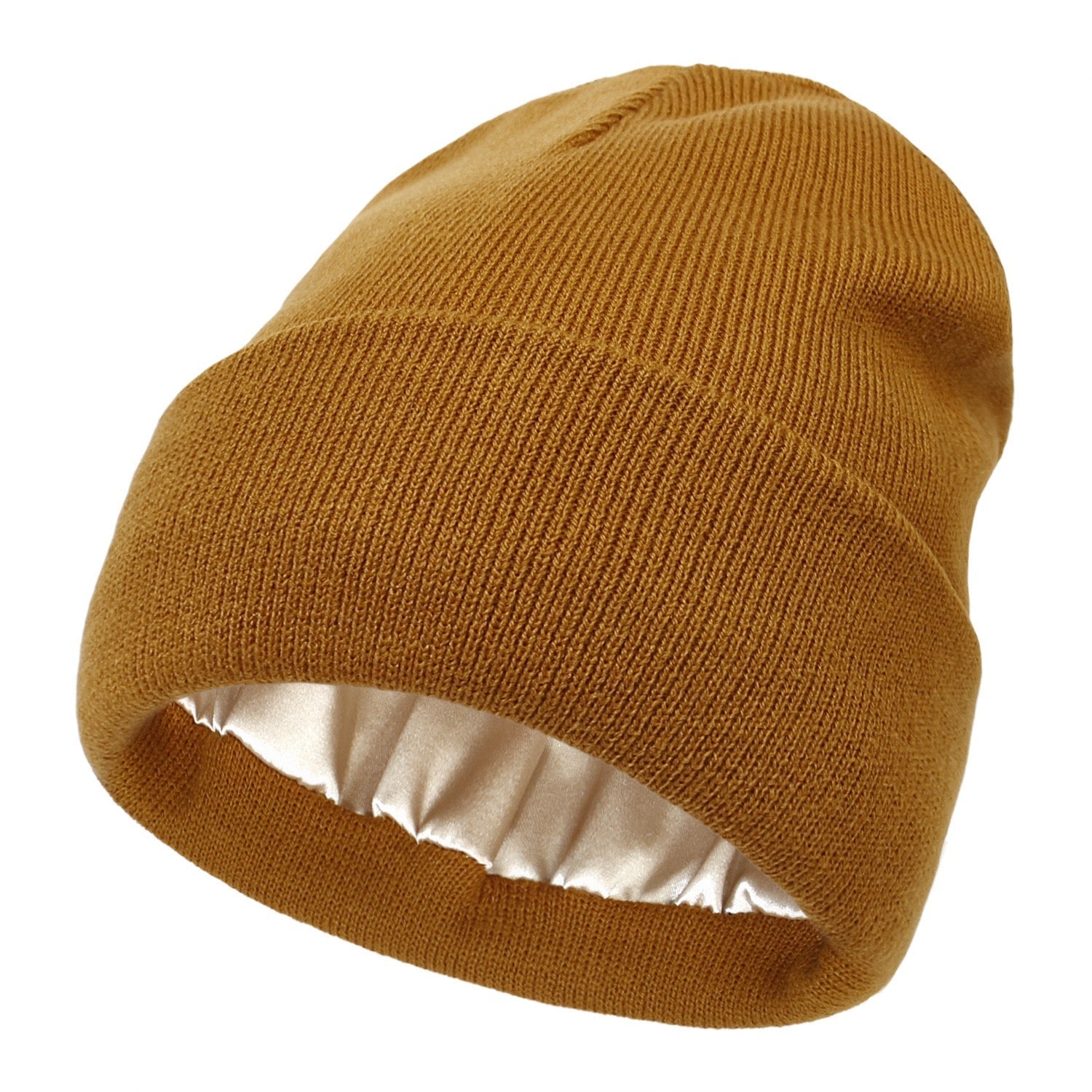 Satin Lined Knit Winter Beanie Product Image 09