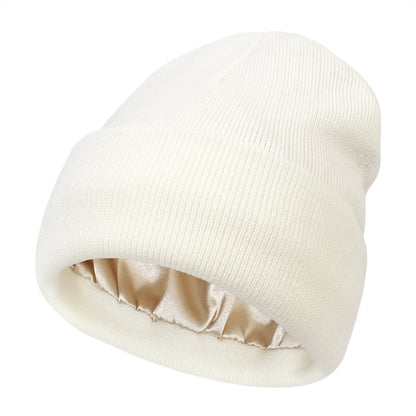 Satin Lined Knit Winter Beanie Product Image 11