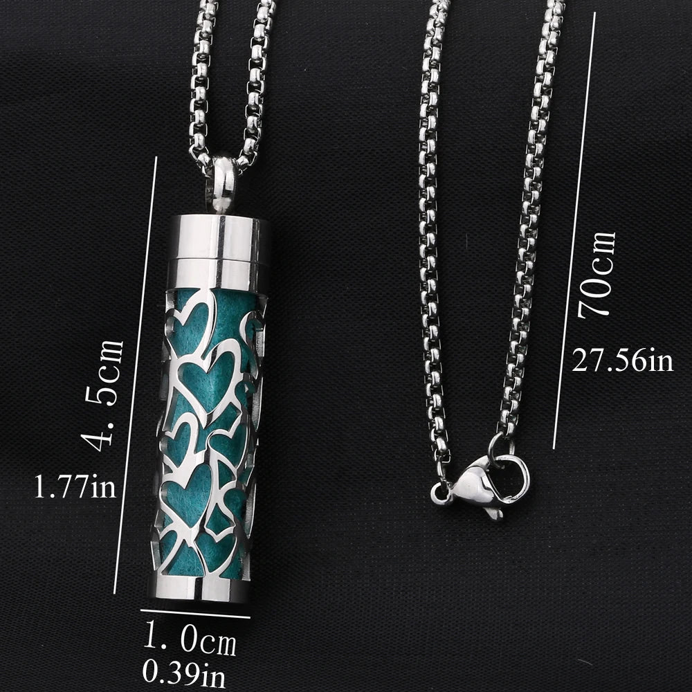 Scentkeeper Stainless Aromatherapy Pendant Necklace Product Image 02