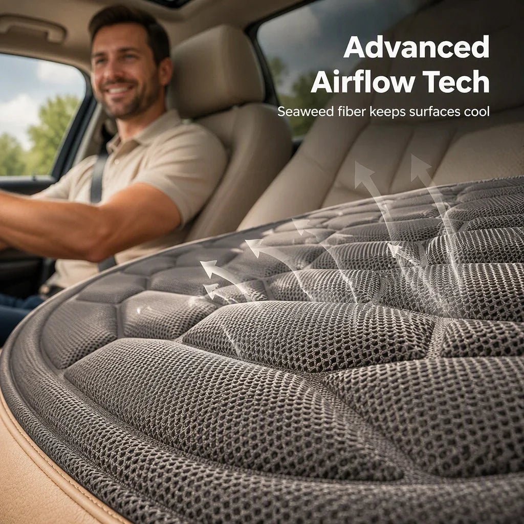 Seaweed Fiber Car Seat Cushion Product Image 03