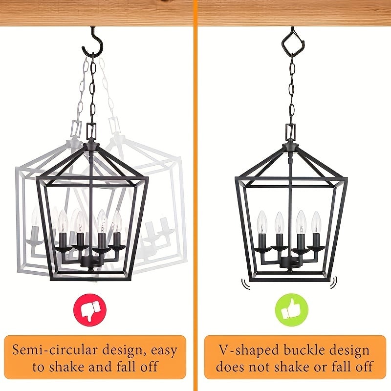Secure Square Stainless Hanging Hooks 20 Pack Product Image 05