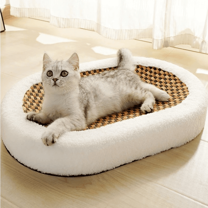 Sentry Cat Scratch Lounge Plush Rest Bed Product Image 02