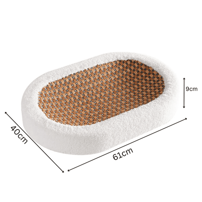 Sentry Cat Scratch Lounge Plush Rest Bed Product Image 06