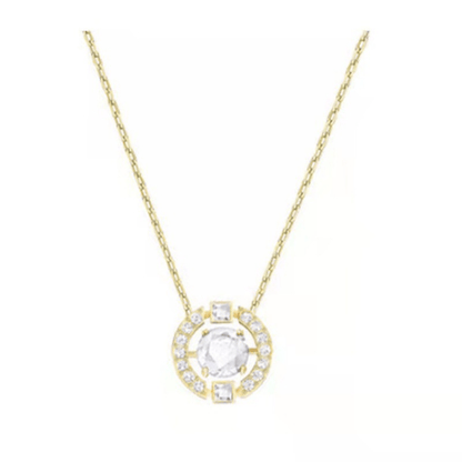Shimmer Motion Rhinestone Pendant Necklace Product Image 08