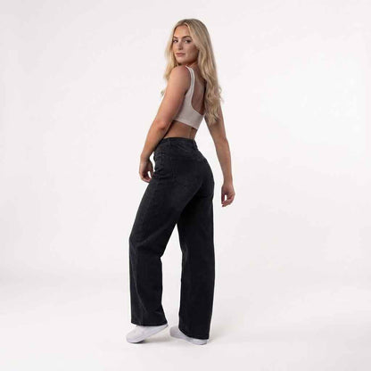 Sienna Mid Rise Wide Leg Jeans Product Image 11