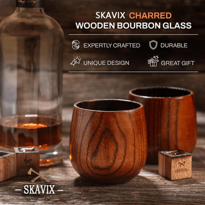 Sierra Wooden Bourbon Cup Charred Interior Product Image 02