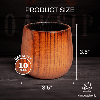 Sierra Wooden Bourbon Cup Charred Interior Product Image 08