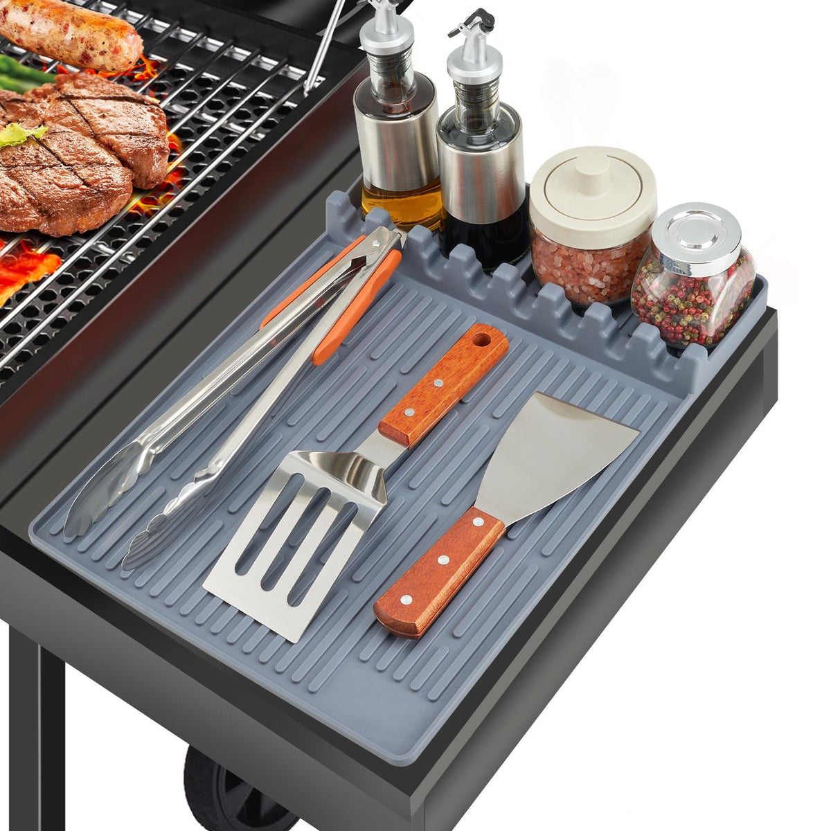 Silicone Grill Shelf Mat Organizer Product Image 09
