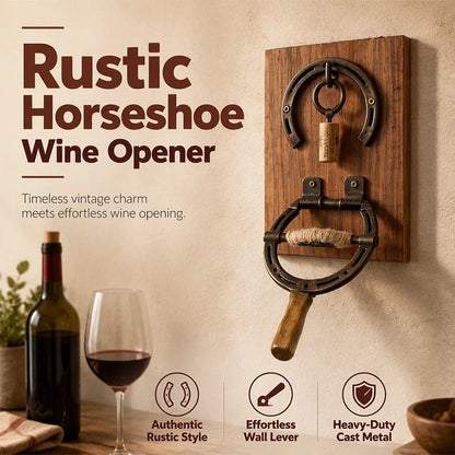 Silver Wall Mounted Iron Wine Opener Product Image 02