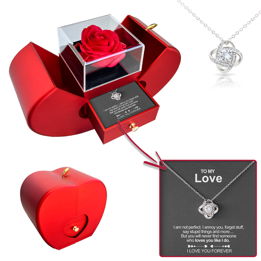 Sincere Rose Sterling Silver Necklace Product Image 02