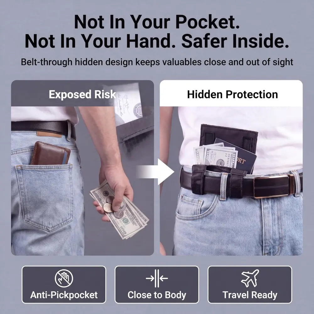 Slim Passport Belt Pouch Product Image 08