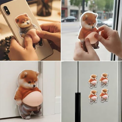 Smiling Pup Self Adhesive Door Stop Wall Protector Product Image 01
