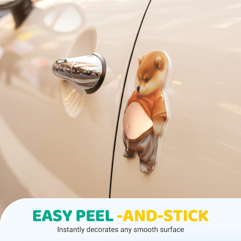 Smiling Pup Self Adhesive Door Stop Wall Protector Product Image 04