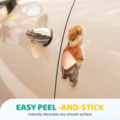 Smiling Pup Self Adhesive Door Stop Wall Protector Product Image 04