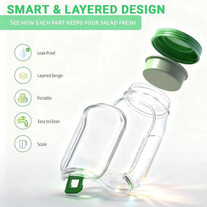 Snapseal Salad Keeper Clear Food Container Product Image 02