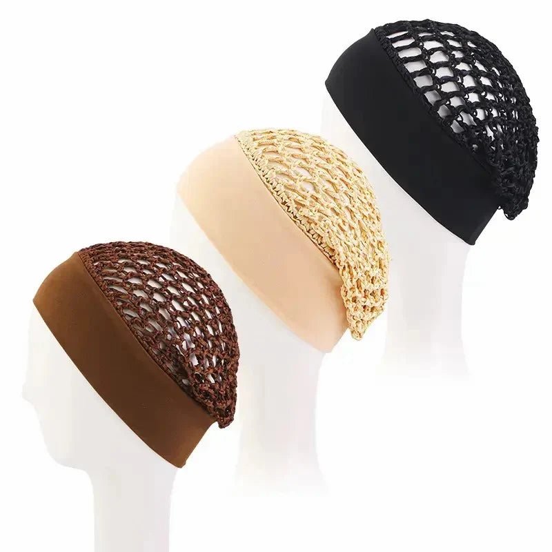 Soft Stretch Wide Edge Sleep Bonnets Product Image 01