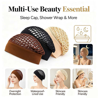 Soft Stretch Wide Edge Sleep Bonnets Product Image 08
