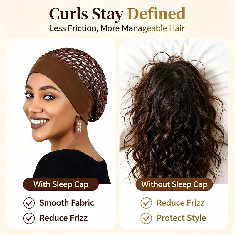 Soft Stretch Wide Edge Sleep Bonnets Product Image 09