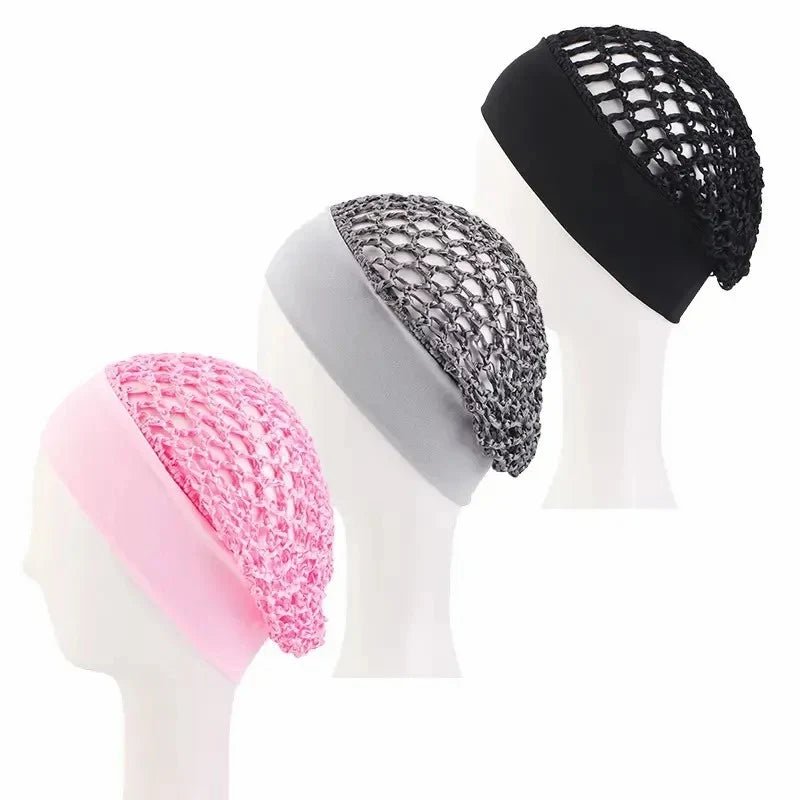 Soft Stretch Wide Edge Sleep Bonnets Product Image 10
