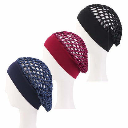 Soft Stretch Wide Edge Sleep Bonnets Product Image 12