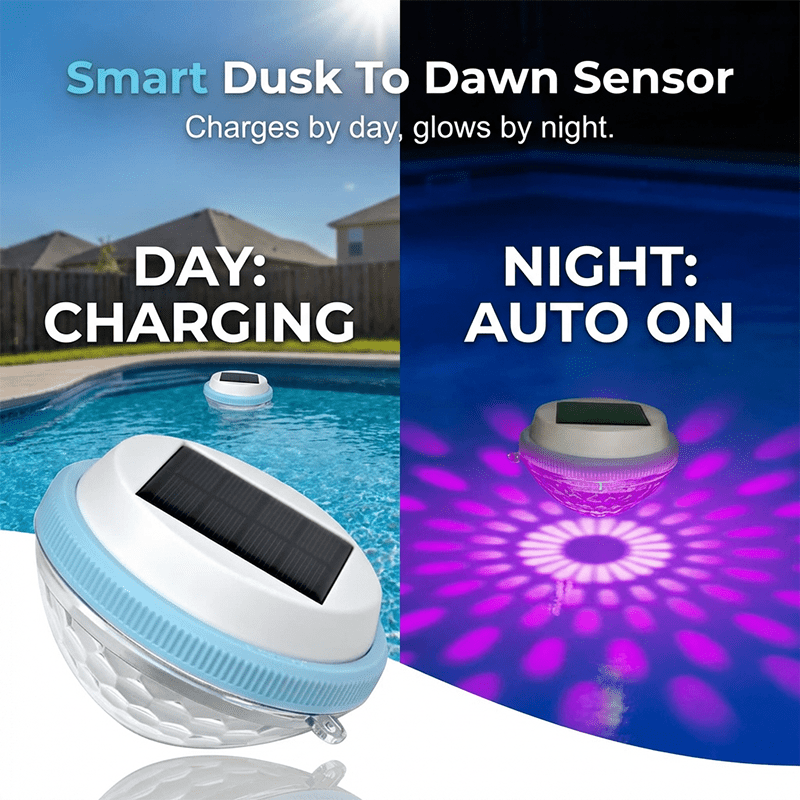 Solar Floating Pool Light Dusk Activated Product Image 03