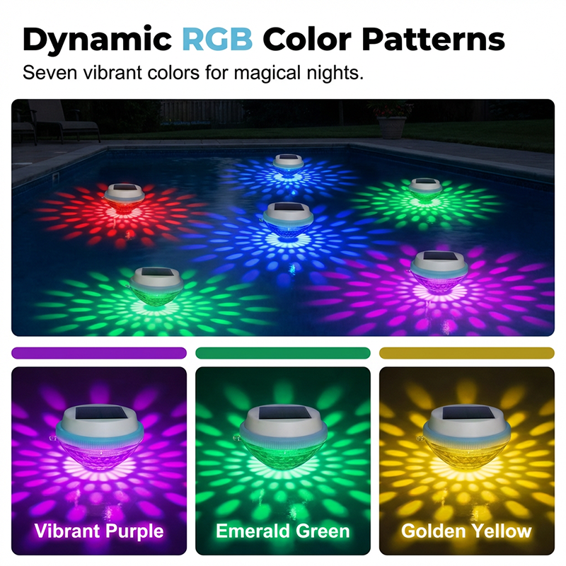 Solar Floating Pool Light Dusk Activated Product Image 04