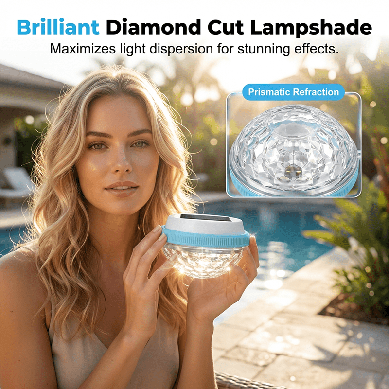 Solar Floating Pool Light Dusk Activated Product Image 05