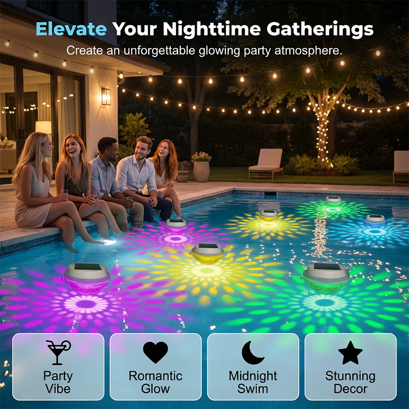 Solar Floating Pool Light Dusk Activated Product Image 07