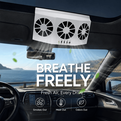 Solar Powered Car Window Fan Product Image 04