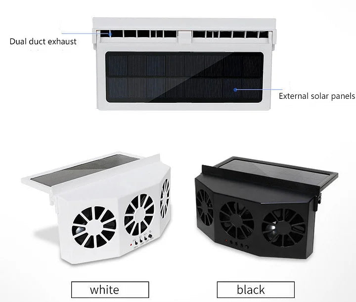 Solar Powered Car Window Fan Product Image 07
