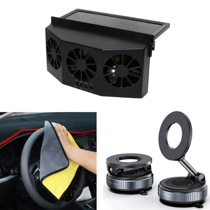 Solar Powered Car Window Fan Product Image 12