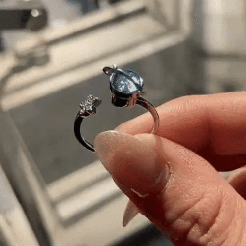 Sora Celestial Adjustable Star Moon Ring Product Image 01