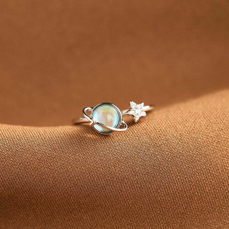 Sora Celestial Adjustable Star Moon Ring Product Image 06