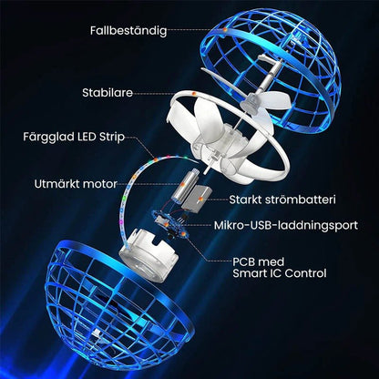 Spinglide Gesture Flying Ball Drone Product Image 02