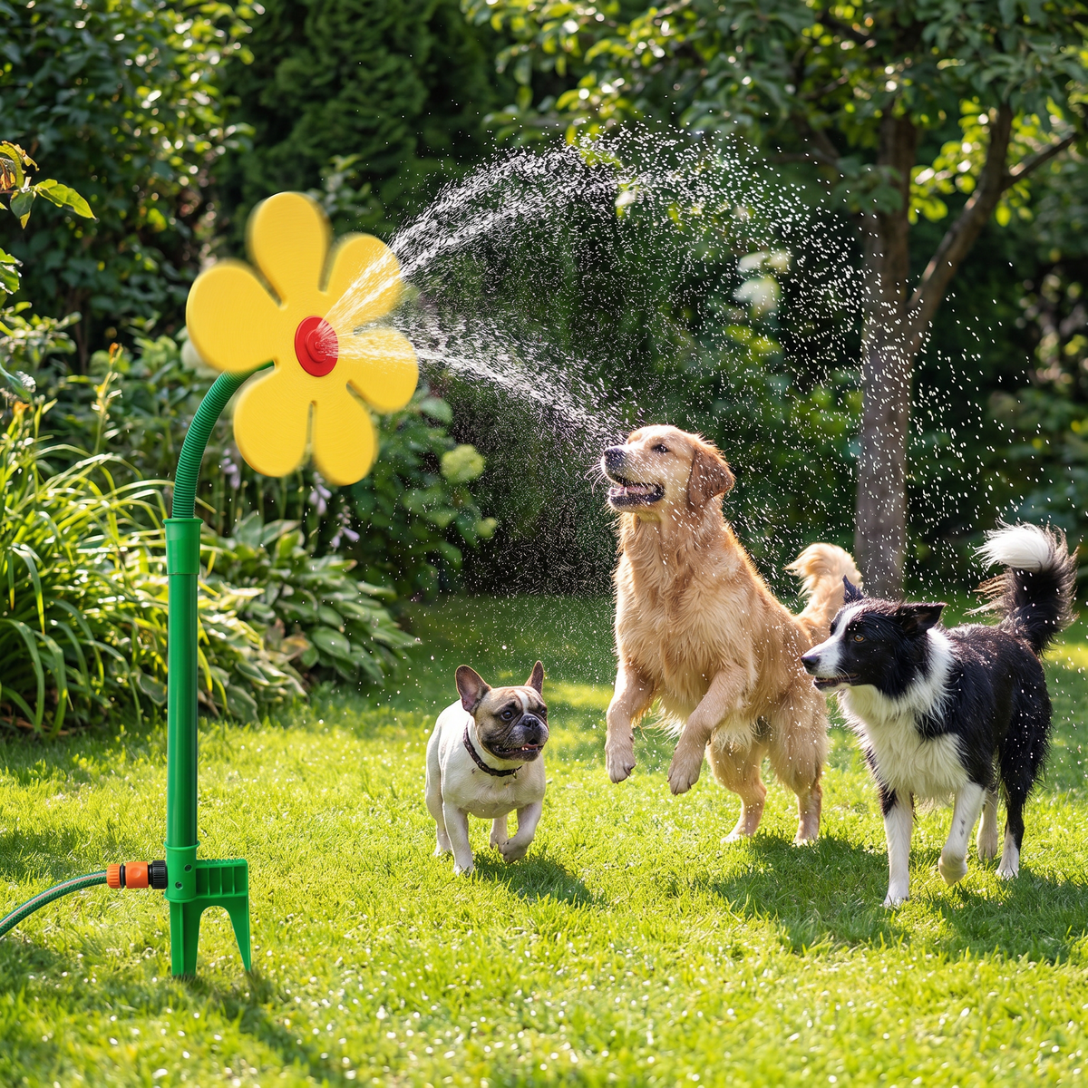 Spinning Flower Lawn Sprinkler Product Image 01