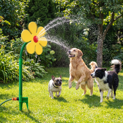 Spinning Flower Lawn Sprinkler Product Image 01