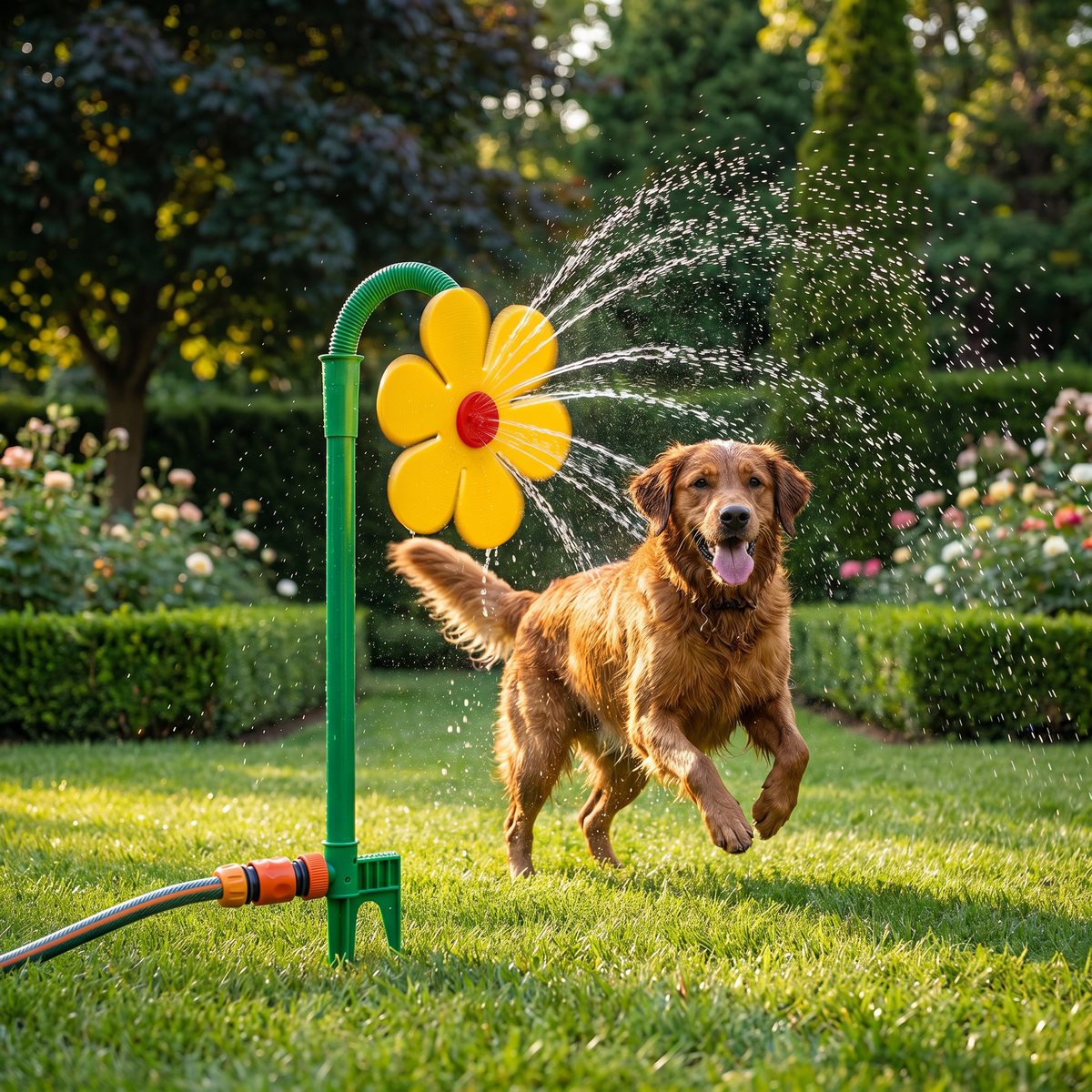 Spinning Flower Lawn Sprinkler Product Image 02