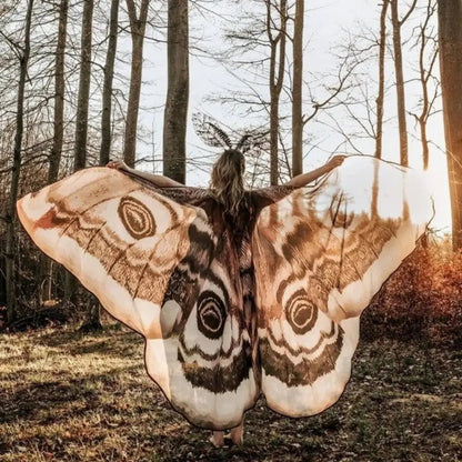 Starlit Moth Wing Chiffon Cape Product Image 02
