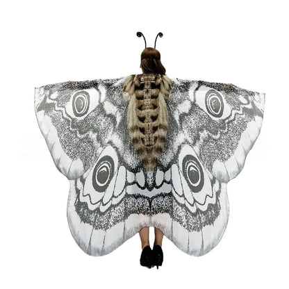 Starlit Moth Wing Chiffon Cape Product Image 06
